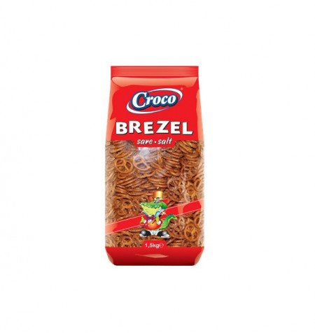 Mini covrigei Brezel cu Sare CROCO, 1.5 Kg