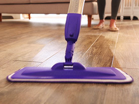 Mop plat microfibra cu coada si sistem de pulverizare, 41 x10 cm - Img 5