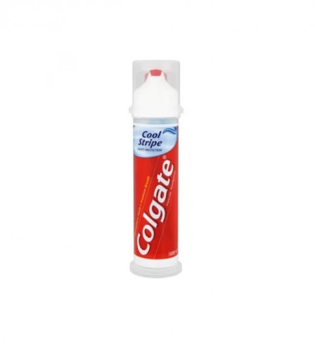 Pasta Dinti cu Pompita Colgate Cool Stripe Aroma Menta,100ml