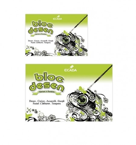 Bloc desen 120 gr/mp Ecada A4