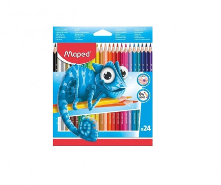 Creioane colorate Maped Pulse 24 culori/set
