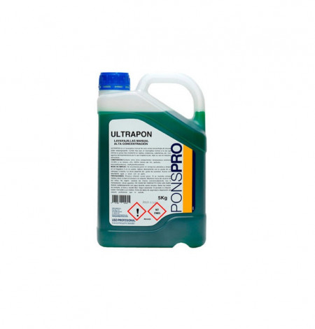Detergent Profesioanl concentrat pentru spalarea manuala a vaselor PonsPro Ultrapon, 5l