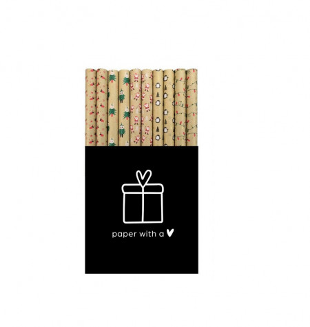 Hartie ambalaj 70 x 200 cm, 80g/mp, Santas Wonderland Rotolux