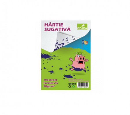 Hartie sugativa A5 10 coli/set ECADA