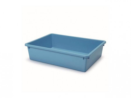 litiera pentru pisici 400x300x100mm, albastra