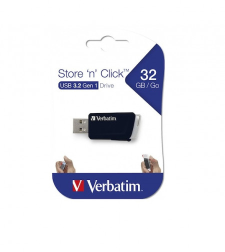 Memorie USB Verbatim Store'n'Click, USB 3.2, 32GB