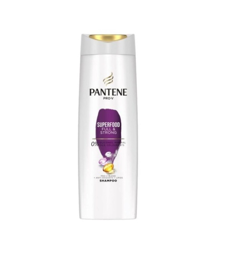 Sampon Pantene Pro-V Superfood Full & Strong, Pentru Par Subtire si Fara Volum 360 ml