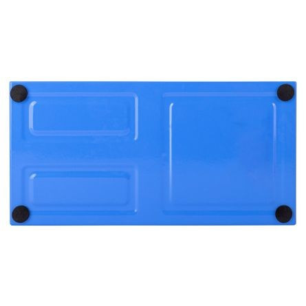Suport organizator de birou, 3 compartimente, metalic Mesh, color Deli - Img 5