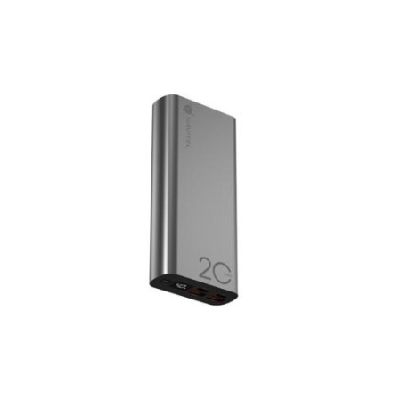 Acumulator extern Powerbank, Navitel, 20000 mAh 22.5 W Silver QC 3.0 PD 3.0 USB-C, Afisaj