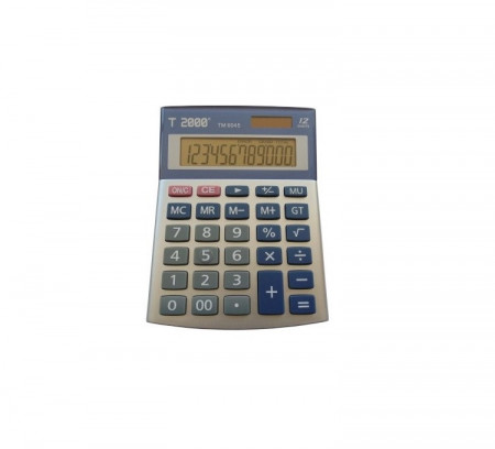 Calculator birou Tornado 2000 TM6045 cu 12 digit cu 4 taste de memorie si GT