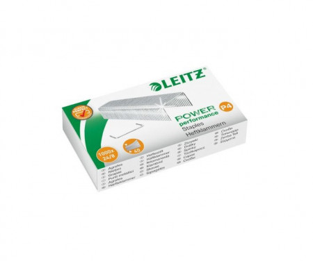 Capse Leitz power performance 24/8 capacitate 40 coli, 1000buc/cutie