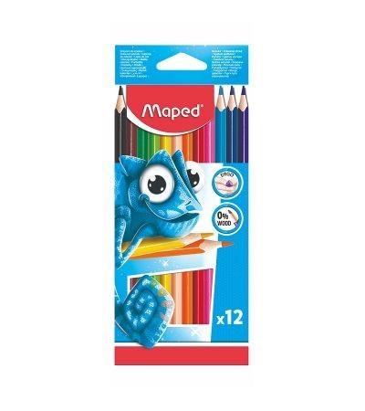 Creioane colorate Maped Pulse 12 culori/set