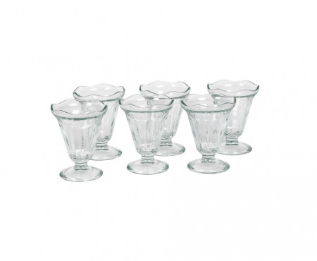 Cupe din sticla pentru Inghetata Uniglass Chicago, 235 ml, 6 buc/set