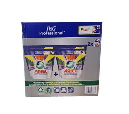 Detergent capsule Ariel All in One PODS Color, 2x60 buc, 120 spalari
