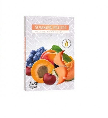 Lumânări parfumate pastilă 6 buc./set, diverse arome
