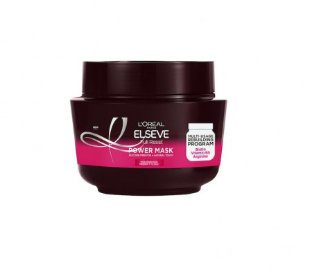 Masca de par L'Oreal Paris Elseve Full Resist, pentru par fragil cu tendinta de cadere, 300 ml