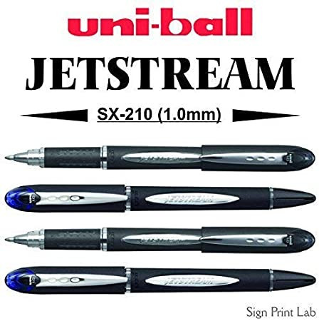 Jetstream Rollerball 1.0 Mm - Penna A Sfera Retrattile Con Inchiostro Pigmentato - Confezione Da 3, Blu