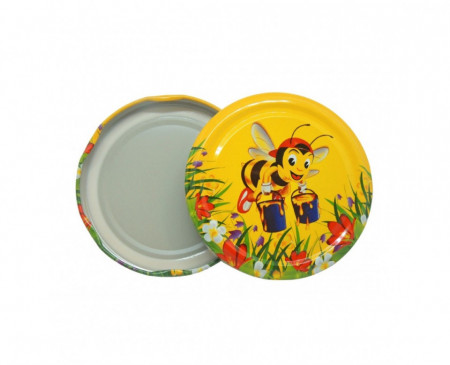 Capac 82 mm pentru borcan sticla de 720 ml, model Albina