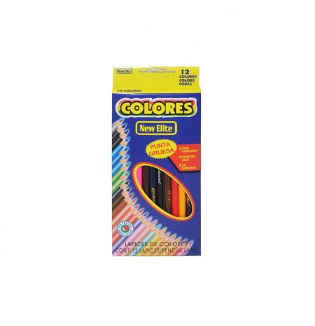 Creioane colorate Colores New Evo 12 buc/set - Img 2