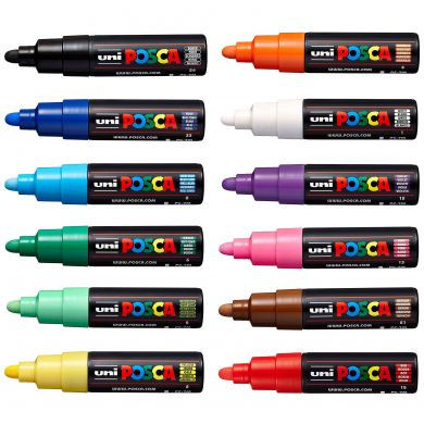 Marker pentru orice suprafata, varf 4.5-5.5 mm UNI Posca PC-7M