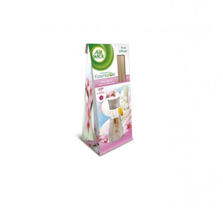Odorizant camera, Air Wick Reed Diffuser Essential Oils Magnolia & Cherry Blossom, 25ml