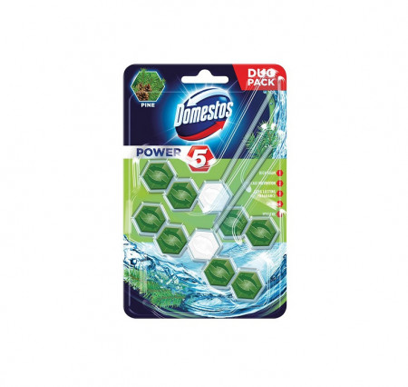 Odorizant wc Domestos Power Lavander, 2 x 55 gr - Img 4