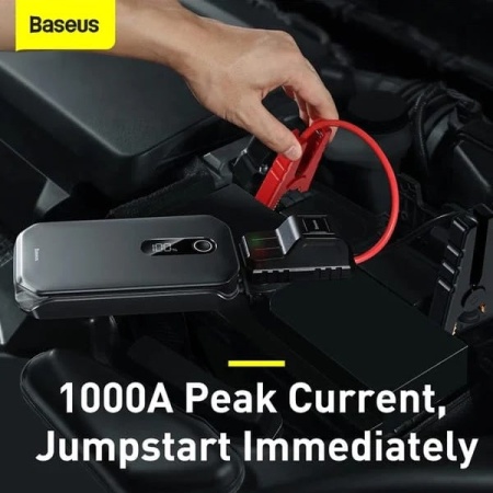 Redresor Starter Incarcator Baseus Super Energy Pro Jump Starter, Cu Clesti Pornire Motor, 12000 mAh, 1000 A - Img 2