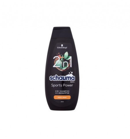 Sampon Schauma Men Sports Power 2 in 1, 400ml