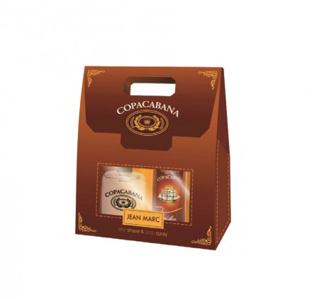 Set Caseta Cadou Jean Marc Men Copacabana After Shave 100 ml + Deodorant 150ml