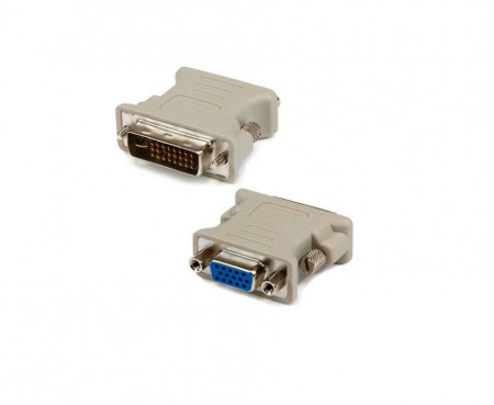 Adaptor video analogic GEMBIRD, DVI-I DL (T) la VGA (M)
