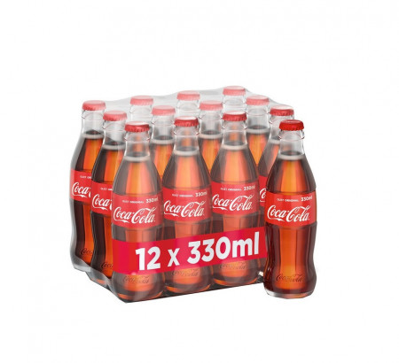 Bautura racoritoare carbogazoasa Sticla Coca-Cola 12 x 330ml