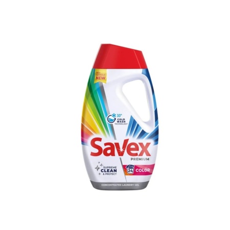 Detergent Lichid Savex Premium Color 24spalari, 1.08 l