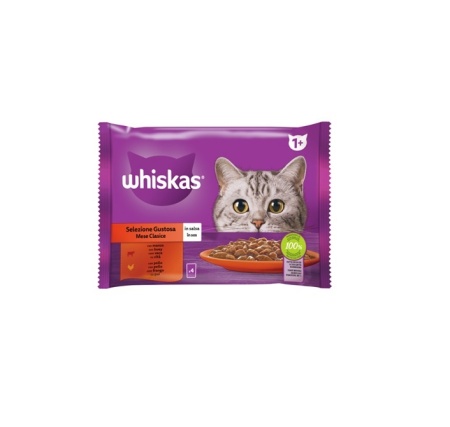 Hrana umeda pentru pisici Whiskas Adult, Selectie de pasare, 4x85g