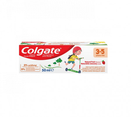 Pasta de dinti Colgate Natural Fruit 3-5 ani, 50 ml