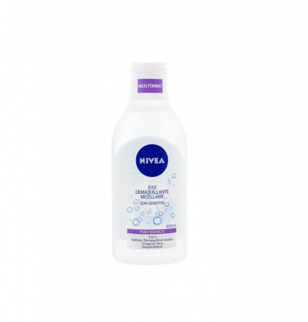 Apa micelara Nivea Sensitive 3 in 1 pentru ten sensibil, 400 ml
