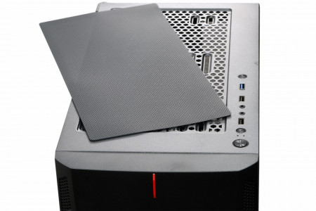 Carcasa Gaming Spacer Hunter, Middle Tower ATX, sticla securizata, negru - Img 6