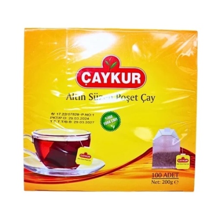 Ceai negru turcesc Caykur Bardak 100 plicuri, 200 g - Img 2
