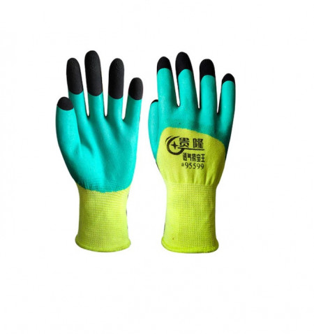 Manusi de lucru textil cu Latex