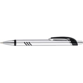 Pix plastic cu mecanism si grip negru, mina tip parker No. 2331 - Img 2
