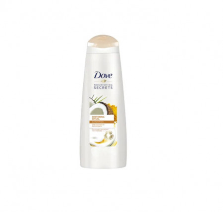 Sampon DOVE Restoring Ritual, Par Subtire, cu Extract de Cocos si Turmeric, 250ml