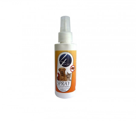 Spray antiparazitar pentru caini, 100 ml, 4Dog