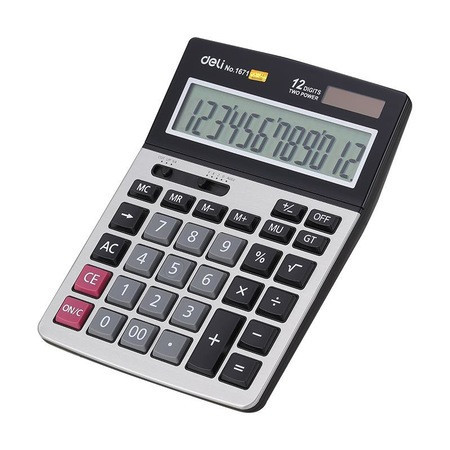 Calculator birou 12 digit Deli Core 1671