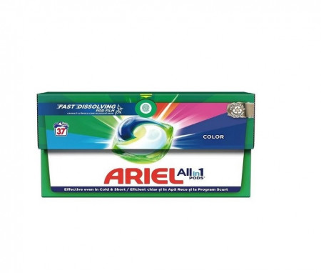 Detergent capsule ARIEL All In 1 Pods Color, 37 spalari