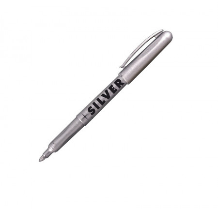 Marker pentru desen 1.5 - 3 mm CENTROPEN 2690 argintiu