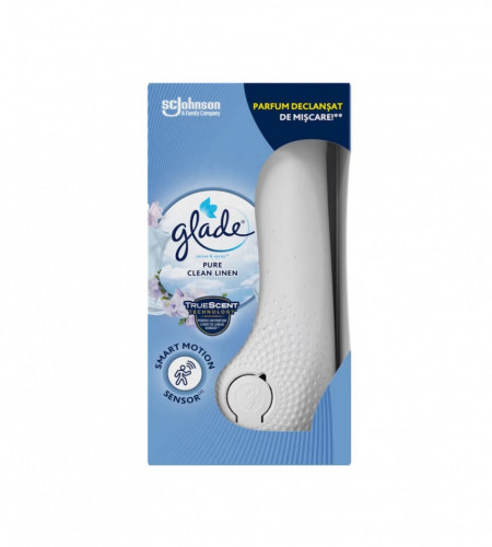 Odorizant aer cu actiune continua Glade Sense &amp; Spray Pure Clean Linen, 18 ml - Img 2