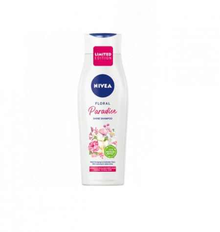 Sampon Nivea Shine Floral Paradise pentru par normal, 250 ml