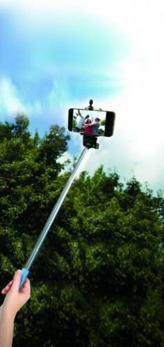 Selfie Stick TnB Monopod Albastru 110 cm Universal - Img 3