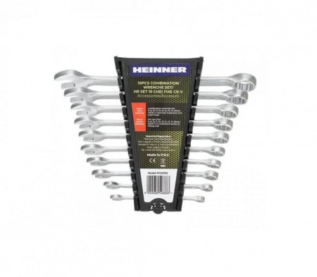 Set 10 chei Fixe CR-V 6 -19 mm, Heinner
