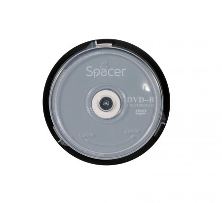 Spacer DVD-R 4.7GB/120Min, viteza 16X, 10 bucati, layer single - Img 2