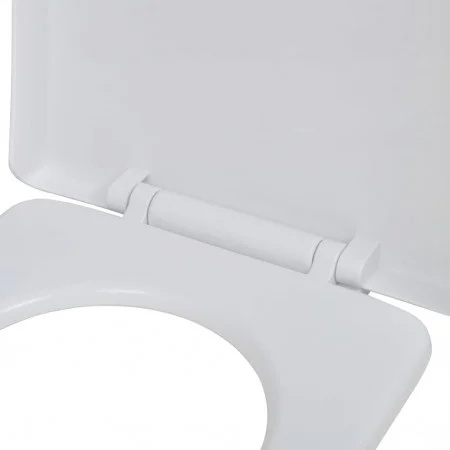 Capac WC alb cu amortizor SAVA RONA, dimensiune universala, sezut comfortabil, Duroplast, antibacterian - Img 4